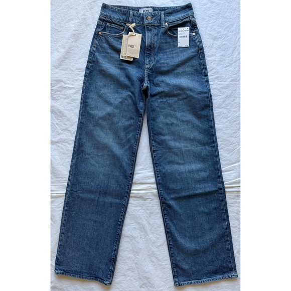 PAIGE Blue Flare & Wide Leg Jeans - Picture 6 of 16